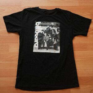 🖤 BTS Black Graphic Tee – Size S